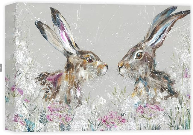 ‘Penelope and Patrick’ Canvas Print by Nicola Jane Rowles