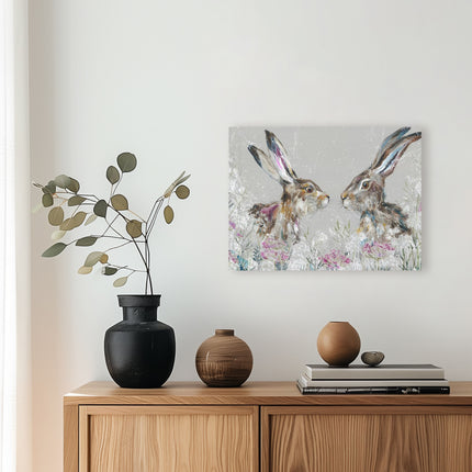 ‘Penelope and Patrick’ Canvas Print by Nicola Jane Rowles