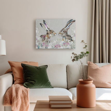 ‘Penelope and Patrick’ Canvas Print by Nicola Jane Rowles