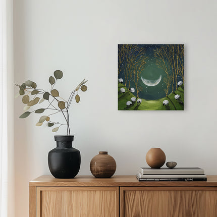 ‘Raincatcher’ Canvas Print by Geoff Beckett