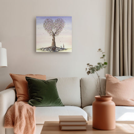 ‘Falling Hearts’ Canvas Print by Catherine J Stephenson