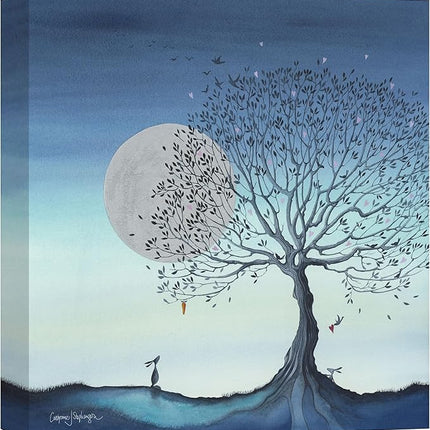 ‘Hope Moon I’ Canvas Print by Catherine J Stephenson