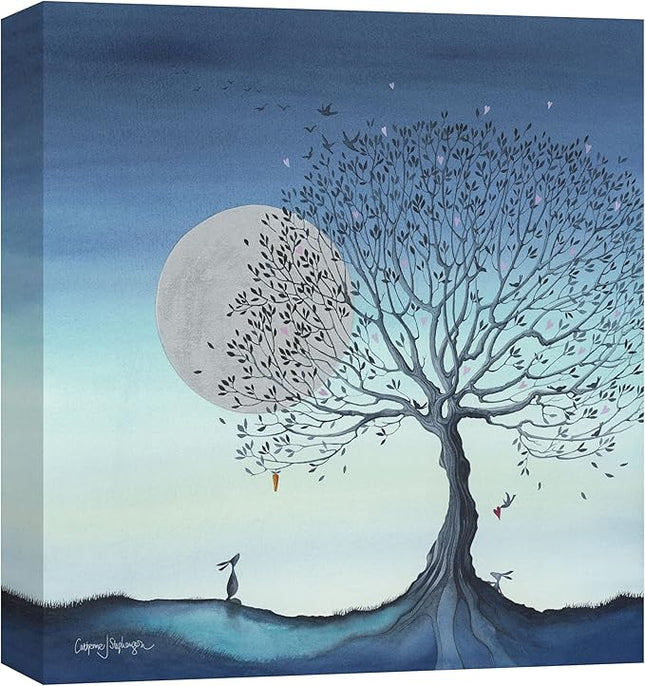 ‘Hope Moon I’ Canvas Print by Catherine J Stephenson