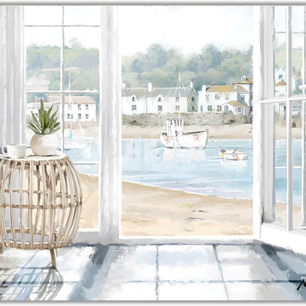 ‘Harbour View’ Canvas Print by Richard Macneil