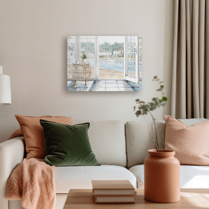 ‘Harbour View’ Canvas Print by Richard Macneil