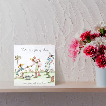 Birthday Card for Women – Funny Gardening Design