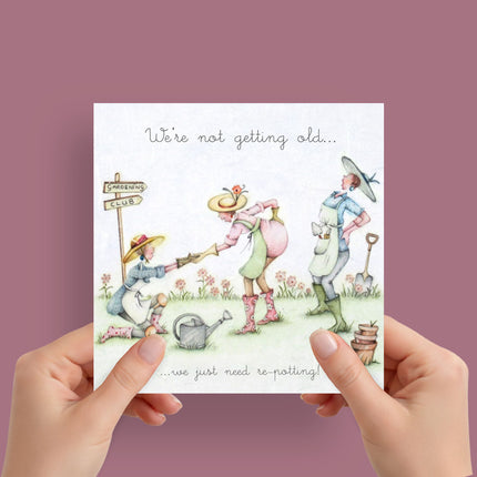 Birthday Card for Women – Funny Gardening Design