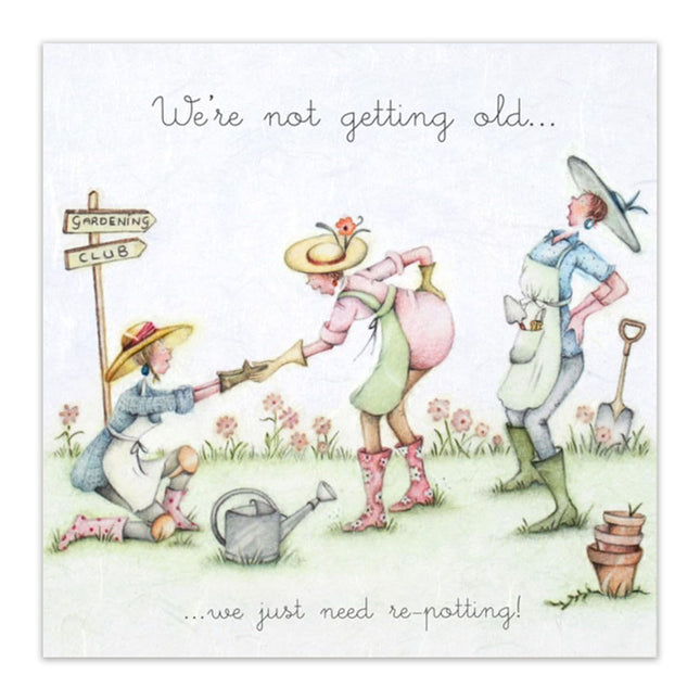 Birthday Card for Women – Funny Gardening Design