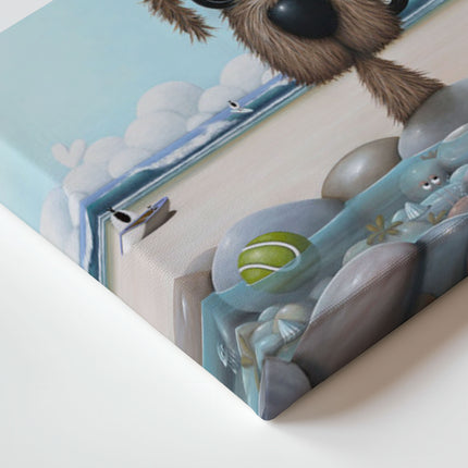 ‘I'm Going In' Canvas Print by Simon Clarke