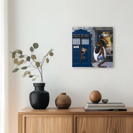 ‘Doctor Ewe' Canvas Print by Simon Clarke