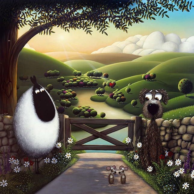 ‘Escaping the Rat Race' Canvas Print by Simon Clarke