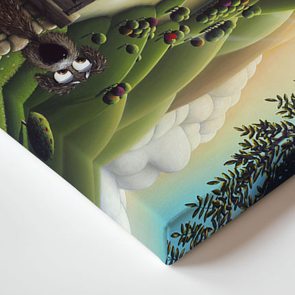 ‘Escaping the Rat Race' Canvas Print by Simon Clarke