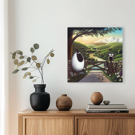 ‘Escaping the Rat Race' Canvas Print by Simon Clarke