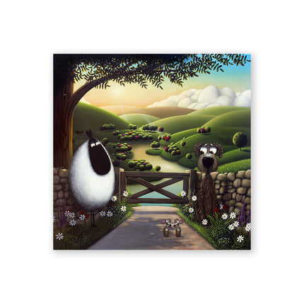 ‘Escaping the Rat Race' Canvas Print by Simon Clarke