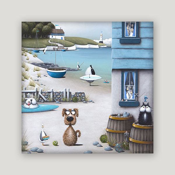 ‘Chip' Canvas Print by Simon Clarke
