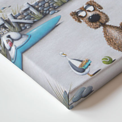 ‘Chip' Canvas Print by Simon Clarke