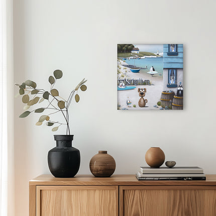 ‘Chip' Canvas Print by Simon Clarke