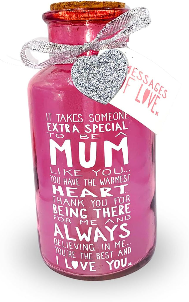 Light Up Jar for Mum - Message of Love Home Décor