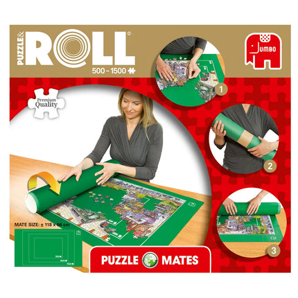 Puzzle & Roll – Puzzle Mat for Up to 1500 Pieces