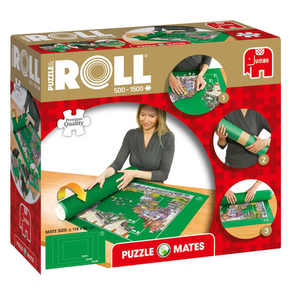 Puzzle & Roll – Puzzle Mat for Up to 1500 Pieces