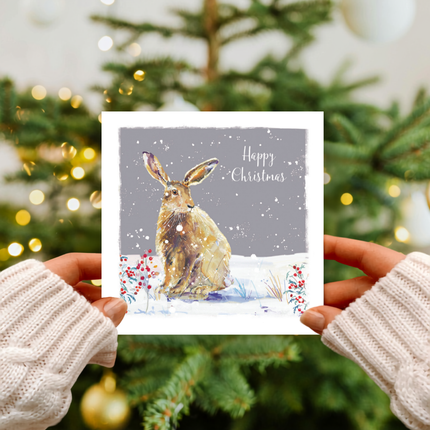 Charity Christmas Cards – Stag & Hare Winter Woodland Design Pack