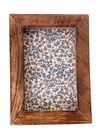 Brown Shabby Chic Wooden Photo Frame - 6x4 Inch Standing Frame