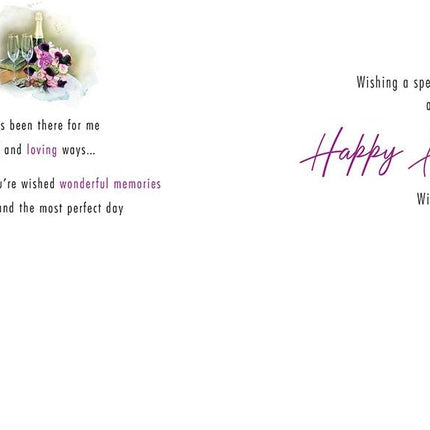 Anniversary Card for Mum & Dad – Traditional Sentimental Design
