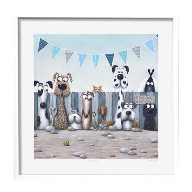 ‘No Ball Games' Framed Print by Simon Clarke