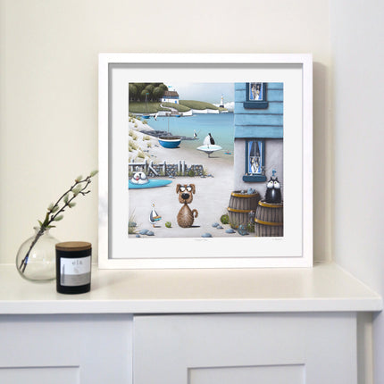 ‘Chip' Framed Print by Simon Clarke