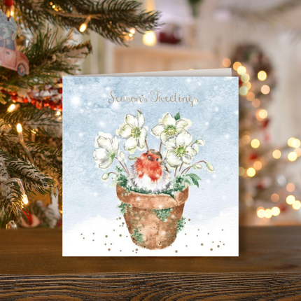 Christmas Card Box Set - Season’s Tweetings Design by Wrendale