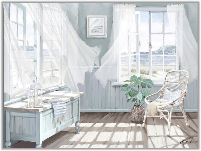 ‘Salt Wind’ Canvas Print by Richard Macneil