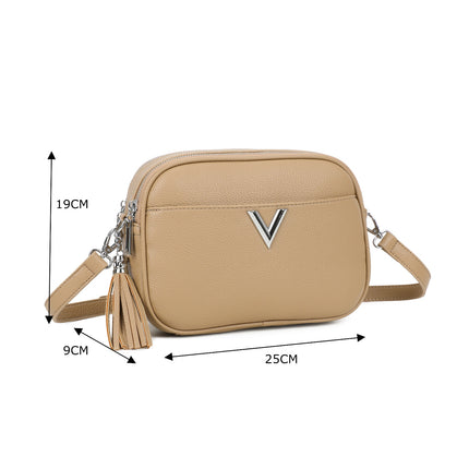 Double Zip Crossbody Bag - Available in 3 Colours