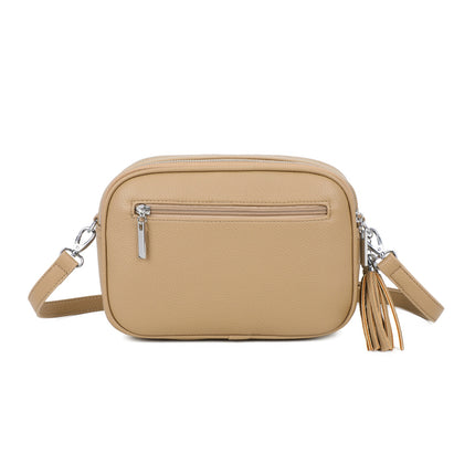 Double Zip Crossbody Bag - Available in 3 Colours
